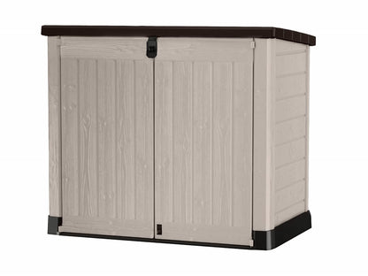 1200L Outdoor Garden Storage Shed with Lift-Up Lid & Double Doors