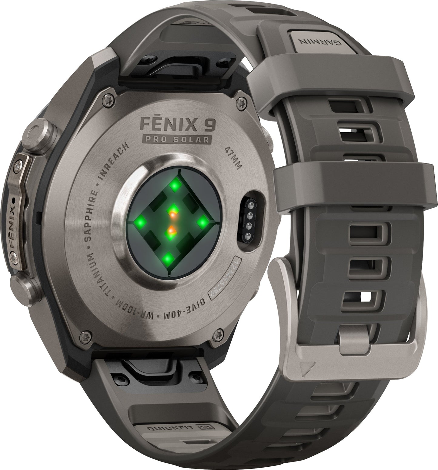 Garmin Fenix 9 Pro inReach SOLAR 51mm Multisport Watch - Grey